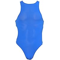 Mens Bodysuit Jumpsuit Briefs Vest Swimwear