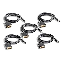 DisplayPort to DVI Cable (ZPK016SI-05) Pack of 5