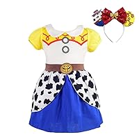 Dressy Daisy Princess Fancy Dress Cowgirl Halloween Party Costume for Toddler Girls