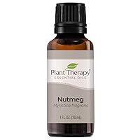 Plant Therapy Nutmeg Essential Oil 30 mL (1 oz) 100% Pure, Undiluted, Therapeutic Grade