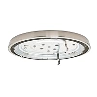 Casablanca 99067 CFL Low Profile Fitter, Brushed Nickel