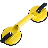 Suction Cups for Large Glass/Tile/Pane/Window/Car Windshield Removal/Heavy Duty Aluminum Suction Cup Hook/Handle/Vacuum Plate Lifter Holder/Dent Puller Tool Kit