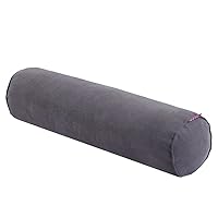 Neck and Cervical Pillows Bolster Pillow Neck Roll Memory Foam Pillow Cylinder Neck Support for Sofa Bed Grey