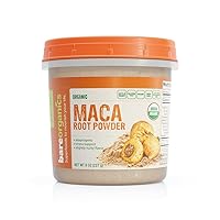 BareOrganics Maca Root Powder | Organic, Vegan, Non-GMO, Gluten-Free | Energy & Stamina Support, 8oz