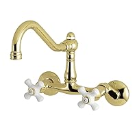 Kingston Brass KS3222PX Vintage Kitchen Faucet, 8-1/2