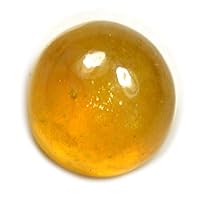 Original Yellow Sapphire Gemstone 6-8 Carat Round Shape Chakra Healing for Jewelry Making
