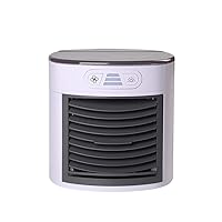 Conditioner LED Space Mini Household Personal Cooler Color Fan Portable Air 7 Small Appliances Table Fan