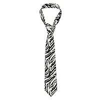 Wild Zoo Print Men'S Neckties Tie,Funny Novelty Neck Ties Cravat For Groom,Father, And Groomsman