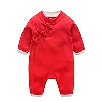 Mud Kingdom Baby Boys Girls Jumpsuit Traditional Chinese New Year