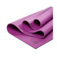 Manduka PRO Lite Yoga Mat – Lightweight Multipurpose Exercise Mat for Yoga, Pilates, and Home Workout, 4.7mm Thick, 71 Inch (180cm), Purple Lotus