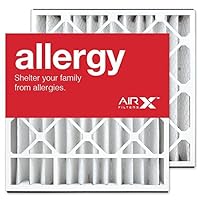 AIRx Filters Allergy 20x20x5 Replacement Air Filter MERV 11 for Skuttle 000-0448-003 000-0448-007, 2-Pack