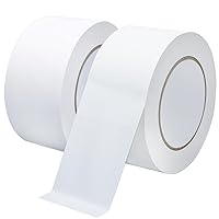 2 Pack Duct Tape Heavy Duty Waterproof White Duct Tape, Strong Adhesive Duct Tape Bulk for Indoor Outdoor Repairs Tear by Hand, 40 Yards x 2 Inch Total