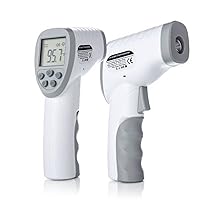 Infrared Thermometer for Adults, Kids and Object, Non-Contact Forehead Thermometer with Object Mode Function, Touchless Infrared Digital Temperature Gun, Fever Alert and Set Memory Recall