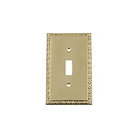 Nostalgic Warehouse Egg & Dart Deco Electrical Outlet Switch Plate Cover