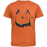 Old Glory - Mens Scary Pumpkin Costume T-Shirt 2X-Large Orange