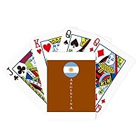 Argentine Football South American Flag Poker Playing Magic Card Fun Board Game