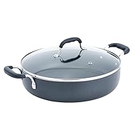 T-fal Specialty Nonstick Sauté Pan 12 Inch Oven Safe 350F Cookware, Pots and Pans, Dishwasher Safe Black