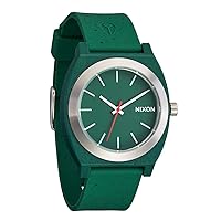 NIXON Time Teller OPP A1361-100m Water Resistant Unisex Analog Fashion Watch (40mm Watch Face, 20mm PU/Rubber/Silicone Band)
