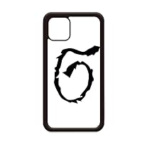 Greek Alphabet Sigma Black Silhouette for iPhone 12 Pro Max Cover for Apple Mini Mobile Case Shell