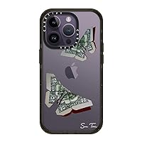 CASETiFY Impact iPhone 14 Pro Case [4X Military Grade Drop Tested / 8.2ft Drop Protection] - MONEYFLY - Glossy Black