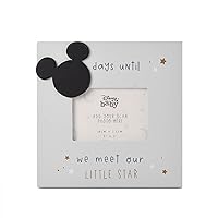 Widdle Gifts Disney Baby Scan Countdown Photo Frame - Little Star - Mickey Mouse 0436