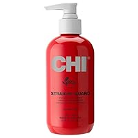CHI Straight Guard Smoothing Styling Cream, Eliminates Frizz For Sleek & Shiny Hair, Maximum Control, 8.5 Oz