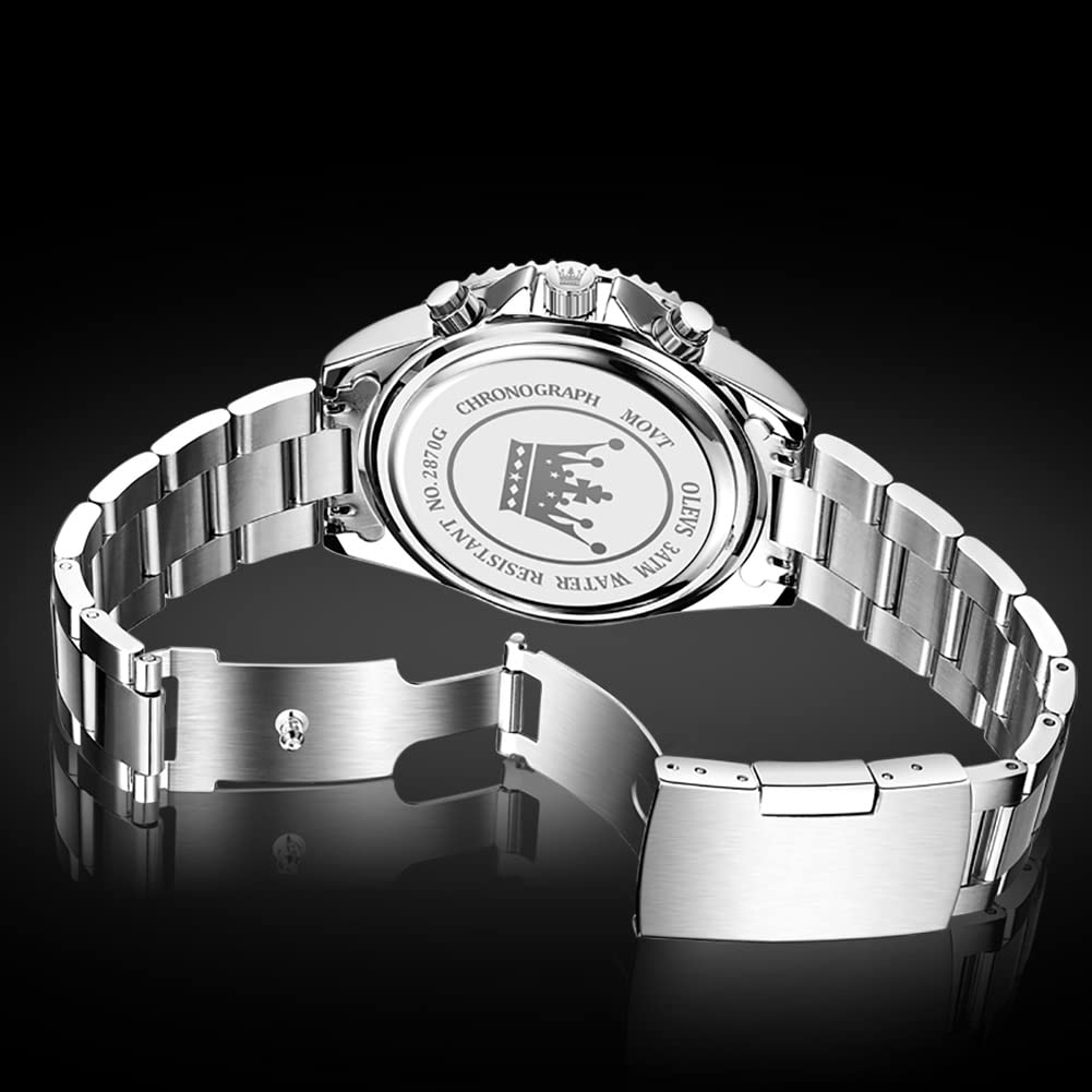 OLEVS Women's Watch Diamond Watch Waterproof Luminous Snake Bracelet Women Watches