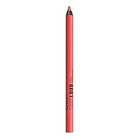 NYX PROFESSIONAL MAKEUP Line Loud Lip Liner, Longwear and Pigmented Lip Pencil with Jojoba Oil & Vitamin E - Stay Stuntin' (Midtone Bright Orange)