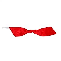 Reliant Ribbon Grosgrain Twist Tie Flair Bows Bows, 7/8 Inch X 100 Pieces, Red