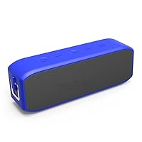 Mini Portable Speaker TWS HiFi Sport Music Sound Box Super Bass Stereo Waterproof Soundbar (Color : Blue)