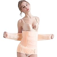Upgrade Postpartum Belly Band Maternity Belt Pelvic Repair and Steel Bone Supports Relieve Back Pain，Women Shapewear, X-Large, Skin Tone