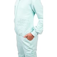 For Girls 2 Piece Long Sleeve Full-Zip Mint Green Hoodie and Mint Green Jogger Pants Matching Set Winter Outfit 8-14 Years