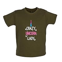 Crazy Unicorn Lady - Organic Baby/Toddler T-Shirt