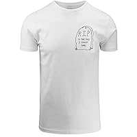 ShirtBANC Independent Attitude Mens RIP to F I Almost Gave Shirt Nonchalant Tee