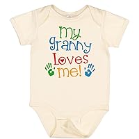 inktastic My Granny Love Me Baby Bodysuit