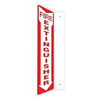 Accuform Fire Extinguisher 90D Projection Sign, 12