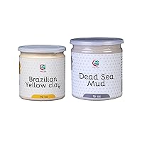 YOGI’S GIFT – Celebrating health Multi Pack | Brazilian Yellow Clay + Dead Sea Mud Powder for bundle
