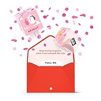 Make It Mine PopBox The Original Confetti Popping Card (Gender Reveal Girl)