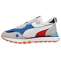 PUMA Rider Future Vintage (Big Kid) Puma White/Puma Royal 6 Big Kid M