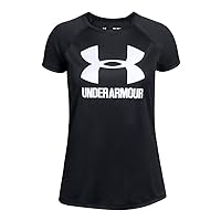 Under Armour Girls' Big Logo Solid Short Sleeve T-Shirt