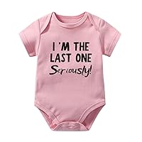 EZCLASSY-Funny I 'm The Last One Seriously Cute One-Piece Newborns Infant Baby Romper Bodysuit