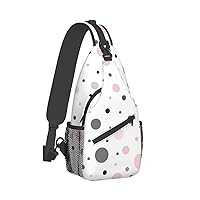 Mqgmz Cartoon Cat And Dog Print Shoulder Bag Crossbody Backpack, Casual Daypack, Sling Bag, Chest Bag, Travel Bag