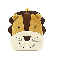 NICE CHOICE Cute Toddler Crossbody Bag Plush Animal Cartoon Mini Travel Bag for Baby Girl Boy 2-6 Years