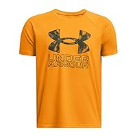 Under Armour Boys' Tech Hybrid Printed Fill Short-Sleeve T-Shirt