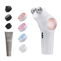 PRO Microcurrent Facial Device - 8-in-1 Compact Face Massager, Facial Kit & Face Sculpting Tool with Light Therapy for Skin Tightening, Anti Wrinkle, Anti Aging & Skin Care (White) PRO Microcurrent Facial Device - 8-in-1 Compact Face Massager, Facial Kit & Face Sculpting Tool with Light Therapy for Skin Tightening, Anti Wrinkle, Anti Aging & Skin Care (White)