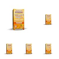 Vitamin C Stick Packs, 16 Nutrients & 7 B-Vitamins, Help Support Immune System, Powerful Antioxidants, Contains Electrolytes, Tangerine Flavor, 14 Stick Packs. (Pack of 5)