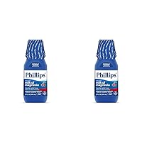 Phillips'’ Milk of Magnesia Liquid Laxative, Wild Cherry Flavor, 12 oz, Stimulant & Cramp Free Relief of Occasional Constipation, 1 Milk of Magnesia Brand (Pack of 2)