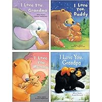 Jillian Harker 4 Books Collection Set (I Love You Grandad, I Love You Grandma, I Love You Mummy, I Love You Daddy)