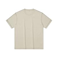 Dropped Shoulder line Twill T-Shirt 2 Men's Short-Sleeved T-Shirt