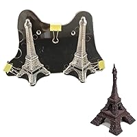 7.92'' x 5'' x 2.88'' 3D Big Size Eiffel Tower Polycarbonate (PC) Chocolate Molds Candy Mold for Cake Topper Decorating Home baking tools Transparent